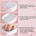 2Pcs Nail Soaking Bowl, Double Layer Manicure Bowls, Upgrade Thicken Acetone Soaking Bowls, Soak off Gel Polish Remover Bowl for Acrylic Nails - Image 4